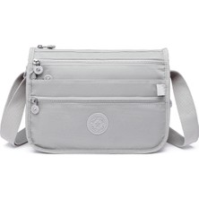 Smart Bags Krinkıl Kumaş Postacı Çantası BC 1128 - Açık Gri