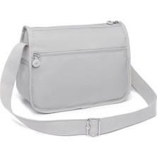 Smart Bags Krinkıl Kumaş Postacı Çantası BC 1128 - Açık Gri
