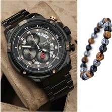 Ferrucci Fonksiyonları Aktif Çoklu Takvimli Spor Model Erkek Kol Saati+Bileklik