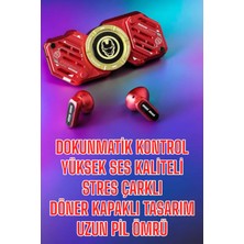 MidasTech Bluetooth Kulaklık Stres Çarklı Döndürülebilir Uzun Şarj Süreli Oyuncu Kulaklığı Midastec