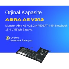 Monster Abra A5 V21.2 Notebook NP50BAT-4-54 Batarya Pil – Yüksek Performanslı, Uzun Ömürlü, Orijinal Uyumlu Güç Kaynağı