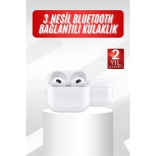 3.nesil Ios Android Uyumlu Bluetooth 5.0 Beyaz Çağrı Cevaplama Midastech