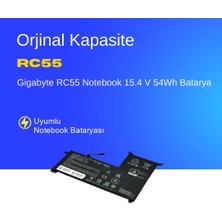 Gigabyte RC55 Batarya Notebook Batarya Pil – Yüksek Performanslı, Uzun Ömürlü, Orijinal Uyumlu Güç Kaynağı