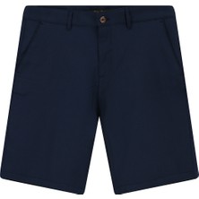 Abdullah Kiğılı 6 Drop Regular Fit Standart Kesim Pamuklu Lyocell Bermuda Şort