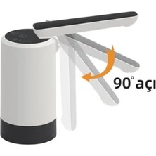 MidasTech Otomatik Damacana Su Pompası | 40-80 Saniye Zaman Ayarlı | %90 Açılabilir Hijyenik Tasarım | Ş