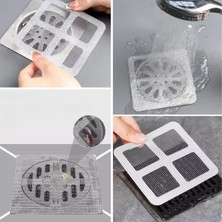 MidasTech 10&amp;#39;lu Banyo ve Mıutfak Lavabo Koku Önleyici ve Haşere Böcek Önleyici Gider Filtresi (48