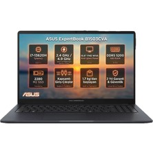 Asus Expertbook B1 Intel Core I7-13620H 8gb 512GB SSD 15.6" Fhd Freedos Laptop, Notebook B1503CVA-S75438