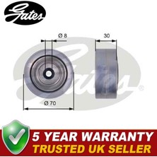 Gates ŞARZ GERGİSİ 2,0 TDI BRE BRF BNA