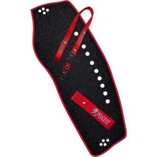 Tusba Market Peugeot 301 Uyumlu Torpido Kaplama Koruma Halısı & Oto Ayna Askısı & Tampon Çeki İpi