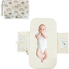 Modakids Bebek Alt Açma Minderi Alt Değiştirme Pedi Örtüsü Taşınabilir Bakım Çantası Organizer Çanta