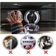 Ocak Düğmesi Koruyucu Kapak 2 Adet  Midastech