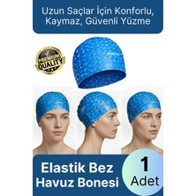 Svein #bone Konforlu Tasarım Su Geçirmez Kaymaz Spor Yüzücü Havuz Deniz Şapkası Elastik Bez Yüzme Bonesi