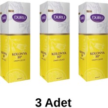 Duru Limon Kolonya 400 ml 3 Adet
