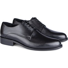 CARVAO Yangtze Hakiki Deri Siyah Derby Erkek Ayakkabı