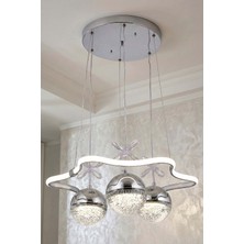 TERRA lighting Tasarım Clara 3 Toplu Sarkıt LED Avize, Power LED Avize, 3 Renk Işık Özellikli LED Avize