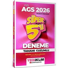 Yediiklim Yayınları Yediiklim 2026 Meb-Ags Tüm Dersler Süper 5 Li Deneme Çözümlü