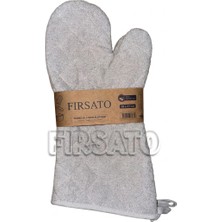 Fırsato Termo Yanmaz ve Isıya Dayanıklı Fırın Eldiveni 18 x 37 cm 2 Li Eldiven