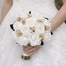 Açık Şakayık Gelin El Çiçeği | Gelin Buketi