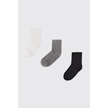 Panço Unisex Bebek 3'lü Soket Çorap Seti