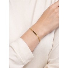 Kızılay Kuyumcusu 14 Ayar Altın Bileklik Künye