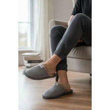 Erkek Günlük Terlik Peluş Yıkanabilir Ev Terliği Misafir Çeyiz Damat Terliği