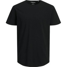 Jack & Jones Jjebasher Tee O-Neck Ss Noos Siyah Erkek T-Shirt 12182498-Black