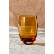 Paşabahçe Nude Colored Amber 4 Lü Su Bardak 400 cc 12925