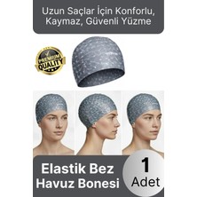 Svein #bone Konforlu Tasarım Su Geçirmez Kaymaz Spor Yüzücü Havuz Deniz Şapkası Elastik Bez Yüzme Bonesi