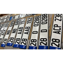 Karadeniz App Plexi Cemiyet Baskı Plaka (Kodsuz 1 Adet)