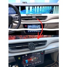 Xpro Telefon Tutucu - (Togg T10X 2023-2024 Model Uyumlu) Özel Tasarım Manyetik Telefon Tutucu - Magsafe Özellikli Siyah