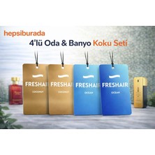 Freshair 4'lü Oda ve Banyo Kokusu Asma Tip Uzun Süre Kalıcı