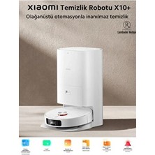 Xiaomi Kendini Temizleme Fonksiyonlu, Çift Döner Paspaslı Premium Robot Süpürge, 4000PA Güçlü Emiş + Tartı