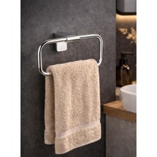 Nil FLORA Krom Paslanmaz Zamak Yuvarlak Havluluk