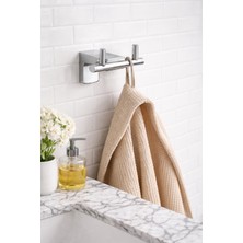 Nil FLORA Krom Paslanmaz Zamak İkili Askılık