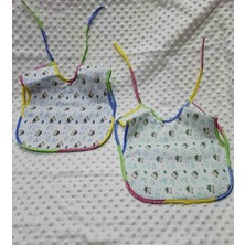 Berkaysun Tekstilden Pamuklu Bebek Mama Önlüğü Arkası Naylon