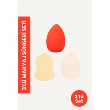 Pop Beauty Makyaj Süngeri Seti Turuncu Renk ile Hızlı ve Kolay Uygulama Sağlar