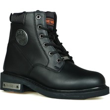 Harley Davidson Jim Kadın Siyah Nubuk Bot