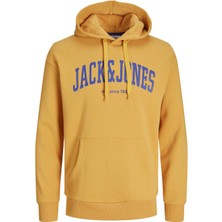 Jack & Jones Hood Josh Erkek Sarı Kapüşonlu Sweatshirt