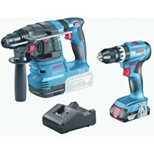 Bosch Gsb 18V-25 Gbh 18V Professional 18V Kırıcı Delici & Darbeli Matkap Seti (1x 2AH Akü)