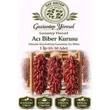 Saf Antep Dogal Kurutulmus Aci Biber 1 Ip 45 50 Adet