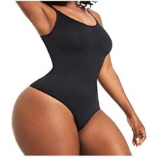 Nuitamore Kadın Spor Tulum Siyah Dokuma Kumaş İnce Askılı Esnek Yoga & Fitness Özellikleri