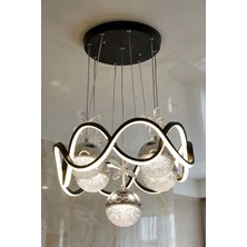 TERRA lighting Modern Habana 4 Toplu Sarkıt LED Avize, Power LED Avize, 3 Renk Işık Özellikli LED Avize