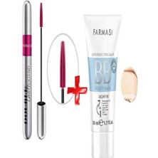 Farmasi Double Lash Extend Çift Etkili Maskara+ Bb Krem Açık 50 ml 01 (2li Set)