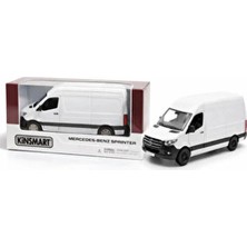 Kinsmart Mercedes-Benz Sprinter Metal Oyuncak Araba – 1:36 - Beyaz – Lisanslı