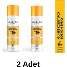 Celenes By Sweden Güneş Koruyucu Losyon Sprey Spf+30 150 ml 2 Adet