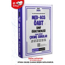 2026 Meb-Ags Öabt Sınıf Öğretmenliği Tamamı Çözümlü Çıkmış Sorula