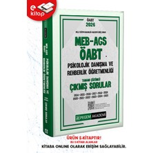 2026 Meb-Ags Öabt Psikolojik Danışma ve Rehberlik Öğretmenliği Ta