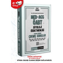 2026 MEB-AGS ÖABT Biyoloji Öğretmenliği Tamamı Çözümlü Çıkmış Sor