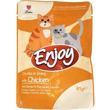 Enjoy Pouch Kedi Konservesi 85 gr