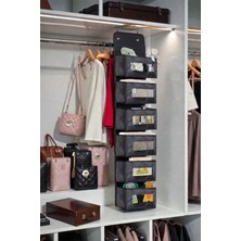 ALAS 6 Katlı Bebek & Çocuk Odası Banyo Raf Düzenleyici Hurç